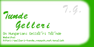 tunde gelleri business card